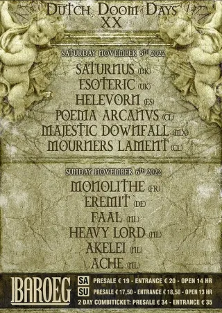 Poster for Dutch Doom Days XX