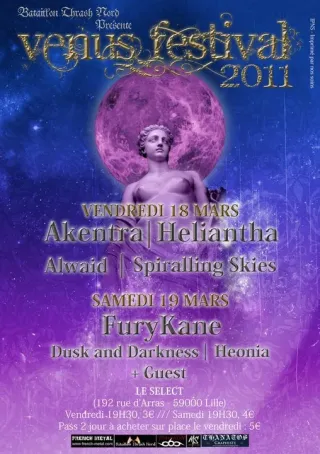 Poster for Venus Festival 2011