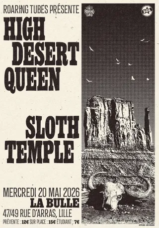 Poster for High Desert Queen + Sloth Temple