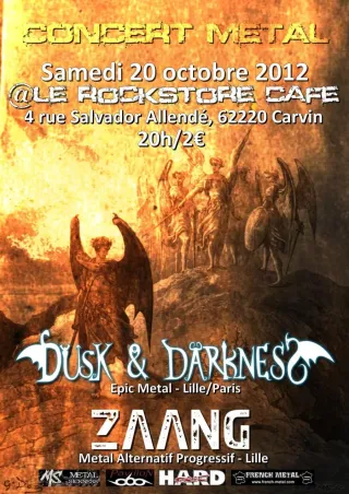 Poster for Dusk and Darkness + Zaang