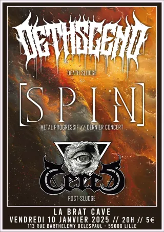 Poster for Dethscend + Cérès + [SPIN]