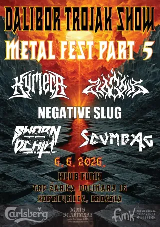 Poster for Dalibor Trojak Show Metal Fest Part 5