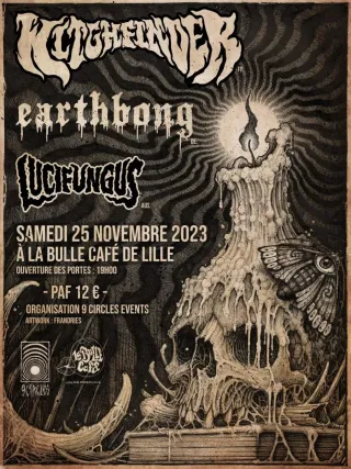 Poster for Earthbong + Lucifungus + Witchfinder