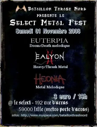 Poster for Select metal Fest