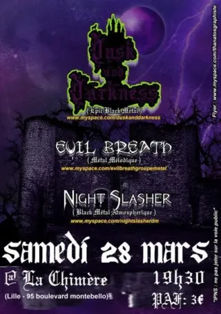 Poster for Dusk and Darkness + Evil Breath + Night Slasher
