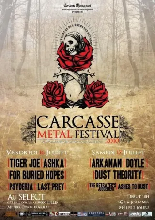 Poster for Carcasse Metal Festival 2010