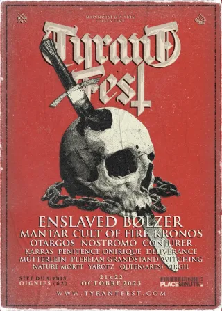 Poster for Tyrant Fest 2023
