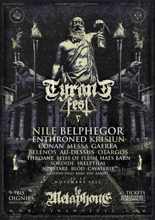 Poster for Tyrant Fest 2022