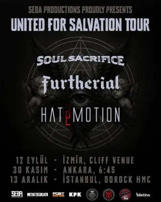 Poster for Furtherial + Hatemotion + Soul Sacrifice