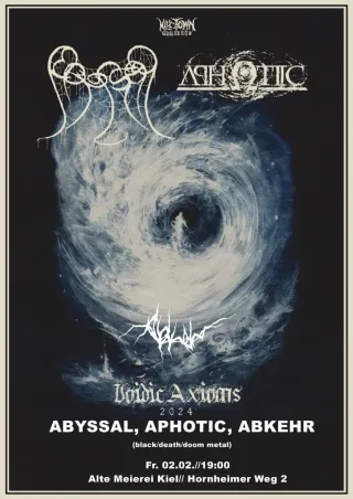 Poster for Abkehr + Abyssal + Aphotic