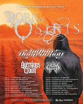 Poster for Through Shadow EU/UK Tour