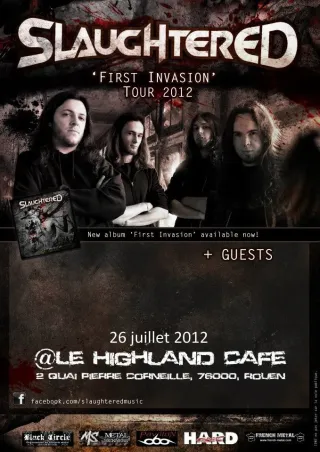 Poster for First Invasion Tour 2012