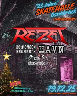 Poster for Rezet + Bottleneck Breakers + Havn