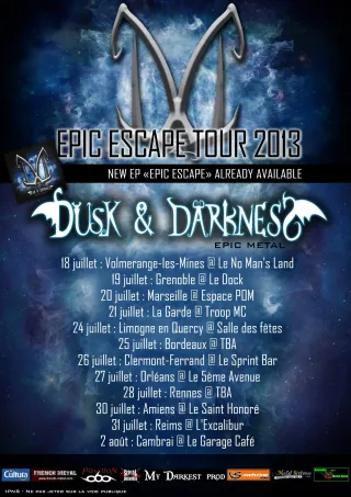 Poster for Epic Escape Tour