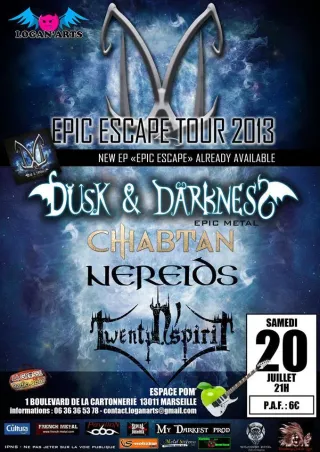 Poster for Epic Escape Tour