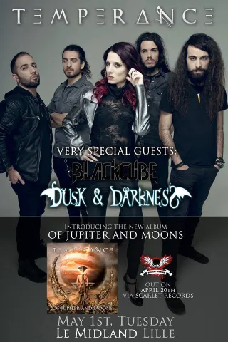 Poster for Temperance + Blackcube + Dusk and Darkness