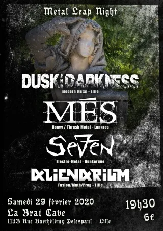 Poster for Dusk and Darkness + Alienarium + Més + Seven
