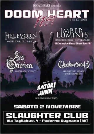 Poster for Doom Heart Fest III