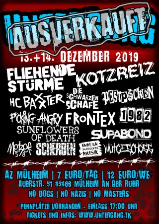 Poster for Untergang Festival 2019