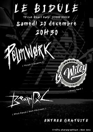 Poster for B.wiley + Broknpxl + Pelmwork