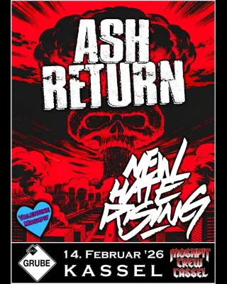 Poster for Ash Return + New Hate Rising