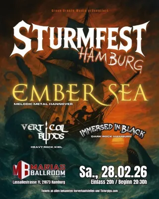 Poster for Ember Sea + Immersed In Black + Vertical Blinds