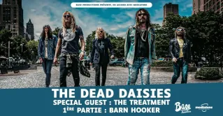 Poster for The Dead Daisies + Barn Hooker + The Treatment