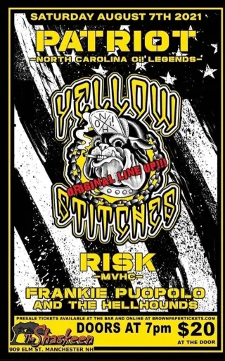 Poster for Patriot + Risk + Yellow Stitches