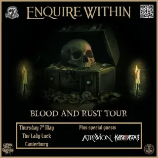 Poster for Atravion + Enquire Within + Karnivrous
