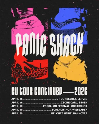 Poster for Panic Shack - EU Tour Continued 2026