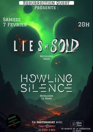 Poster for Howling Silence + Lies We Sold