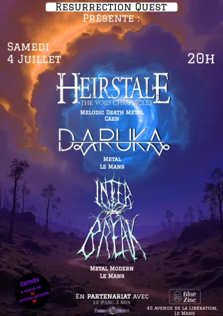 Poster for Daruka + Heirstale + Interbreaks