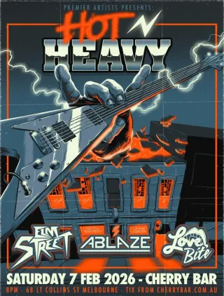 Poster for Ablaze + Elm Street + Love Bite