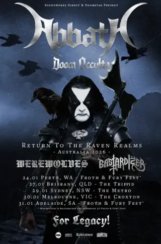 Poster for Doom Occulta - Australia Tour 2026