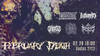 Poster for February Death Vilnius '26