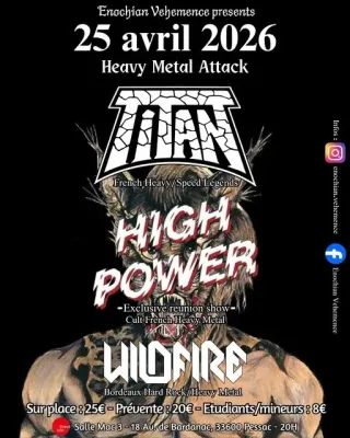 Poster for High Power + Titan + Wildfire