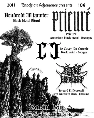 Poster for Prieuré + Le Coven Du Carroir + Torturé Et Dépressif