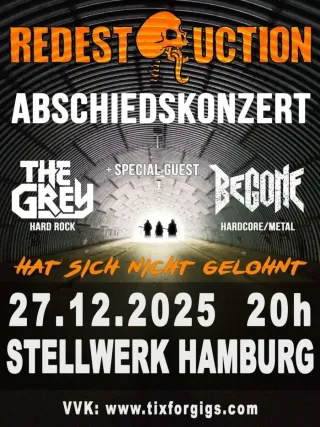 Poster for Begone + Redestruction + The Grey