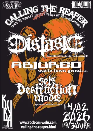 Poster for Abjured + Distaste + Self Destruction Mode