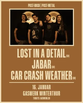 Poster for Car Crash Weather + Jabar + Lost In A Detail