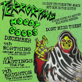Poster for Moody Goods + Terrorpins