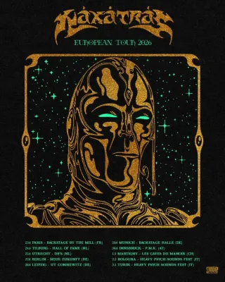 Poster for Naxatras - European Tour 2026