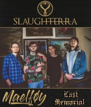 Poster for Last Memorial + Maelføy + Slaughterra