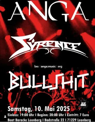 Poster for Anga + Bullshit + Syrence