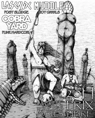 Poster for Cobra Yard + Lascaux + Muddle