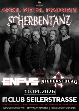 Poster for Enfys + Niederschlag + Scherbentanz