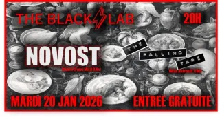 Poster for Novost + The Falling Tape