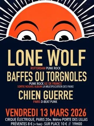 Poster for Lone Wolf + Baffes Ou Torgnoles + Chien Guerre