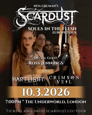 Poster for Scardust - Souls in the Flesh Europe Tour
