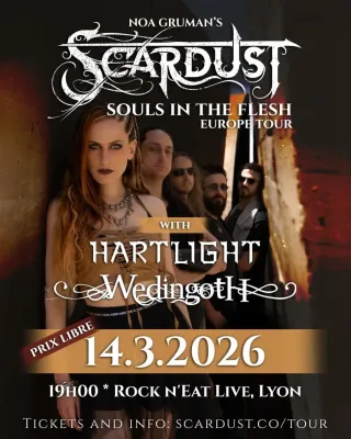 Poster for Scardust - Souls in the Flesh Europe Tour